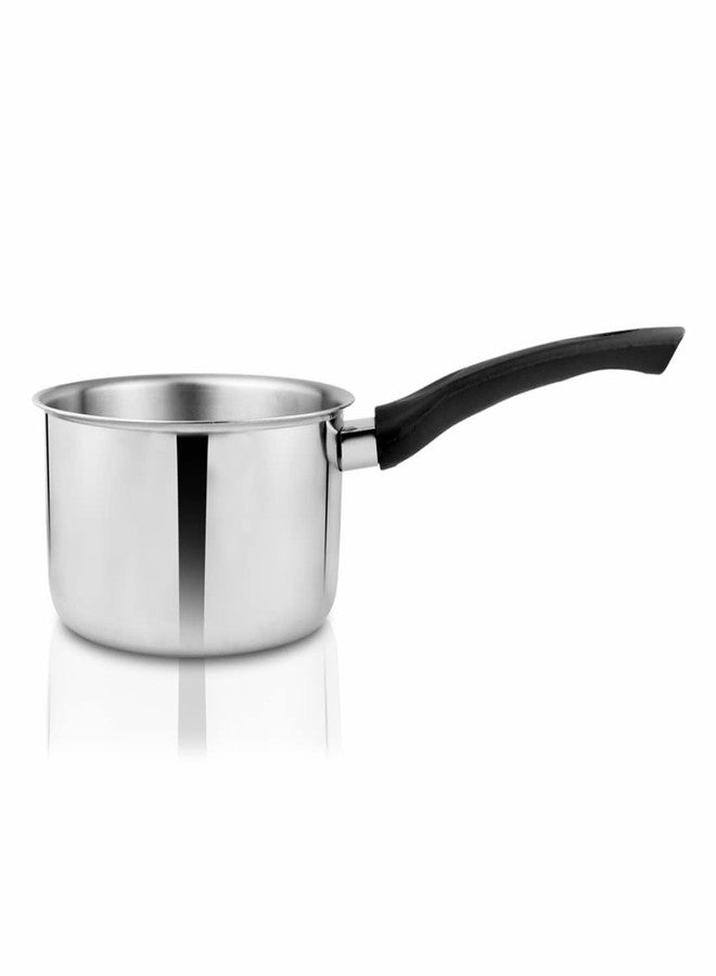 Shri & Sam Stainless Steel Heavy Weight Plain Sauce Pan (16 cm, 1.9 L) - Image 1